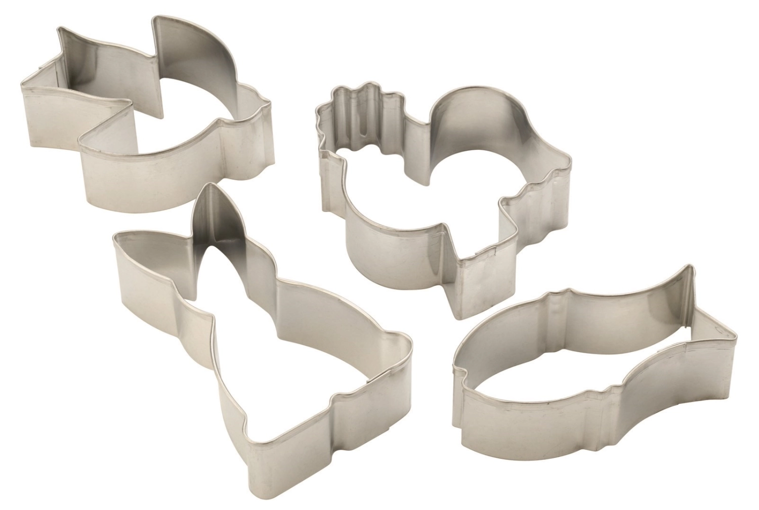 4 pcs. emporte-pièce animaux