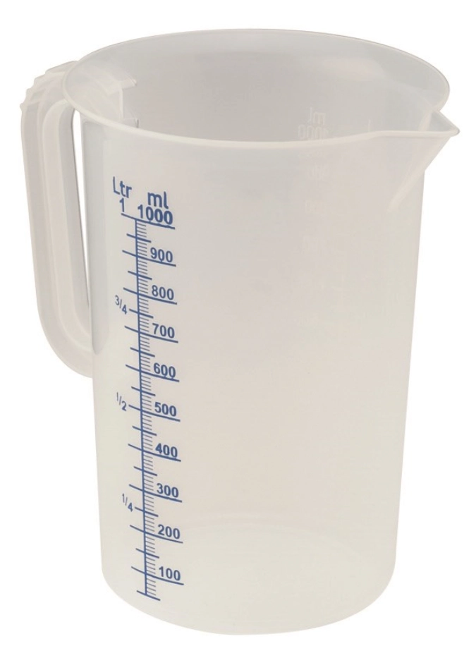 Messbecher 1lt Kunststoff