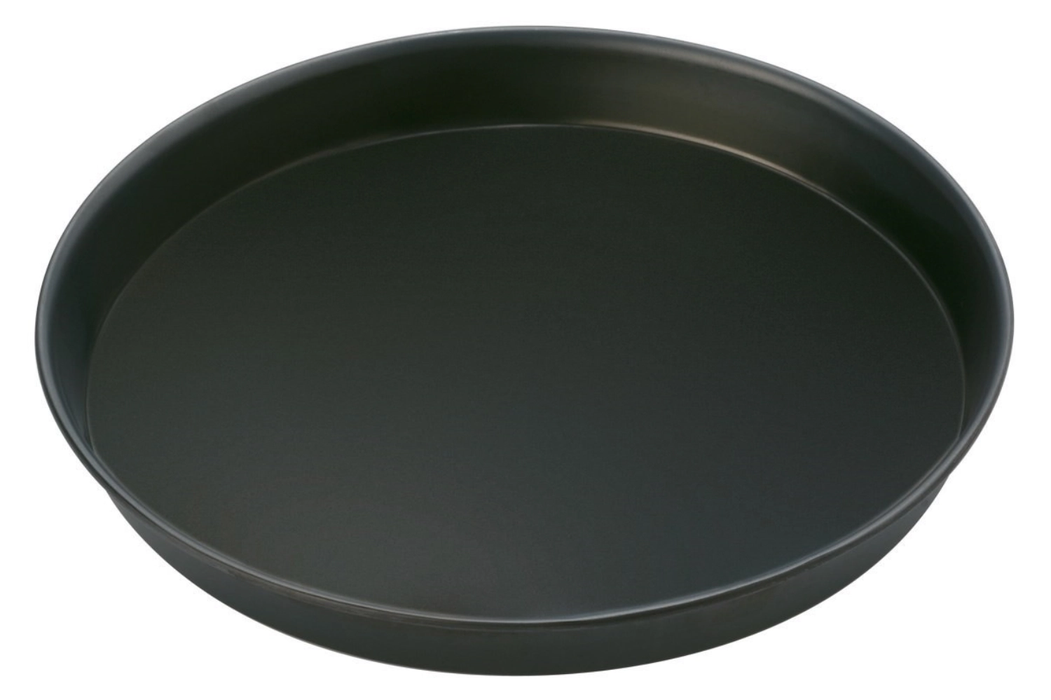 Plaque à tarte d26cm h2.5cm acier bleu