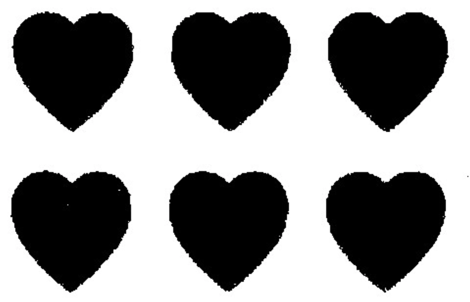 Dekorgitter herzförmig gelocht Kunststoff