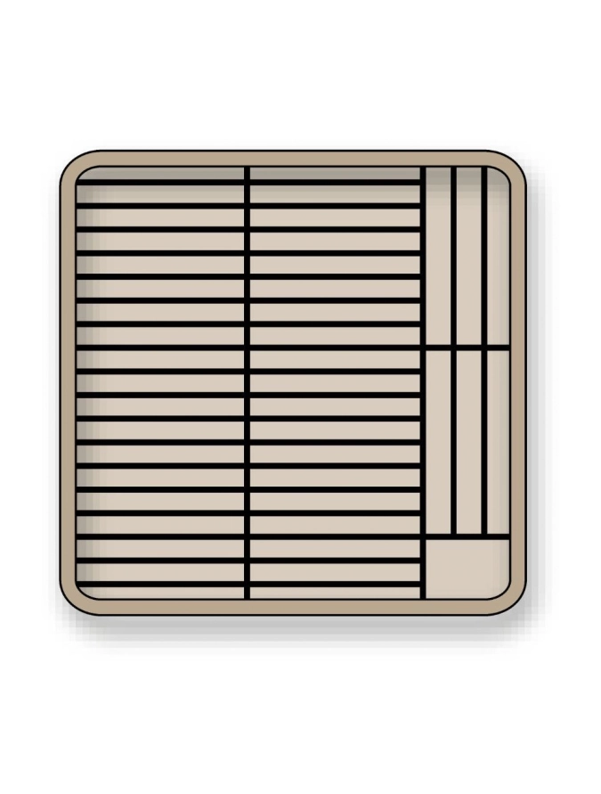 Casier assiette ø15-18cm