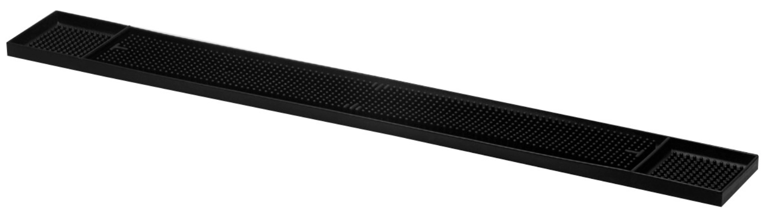 Tapis de bar noir 8.5x60cm