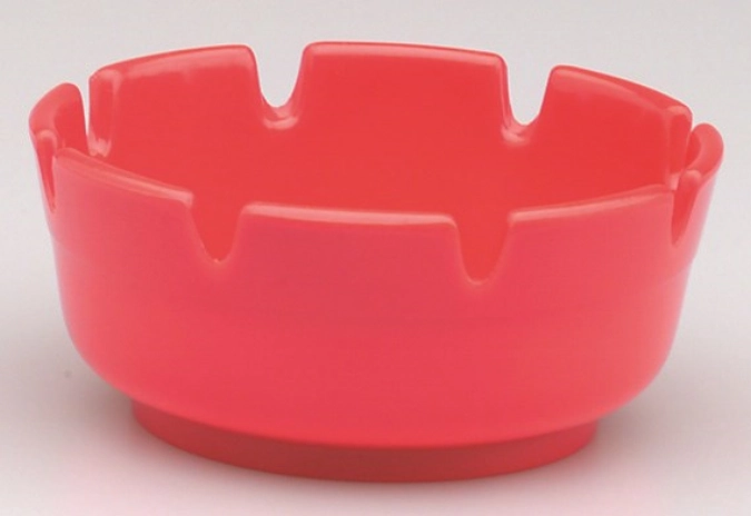Cendrier rouge D10cm
