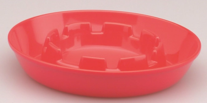 Cendrier rouge D14cm