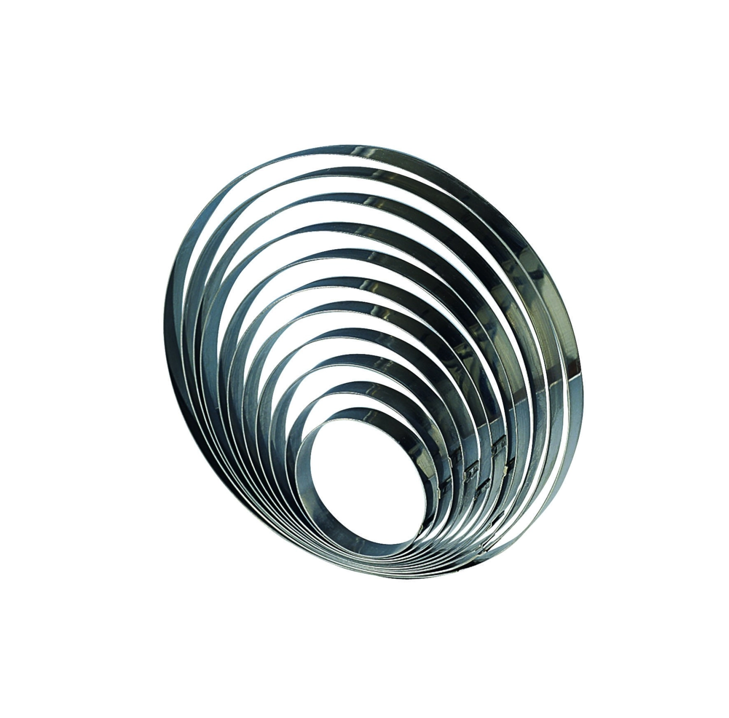 Anneau en acier inoxydable H4cm D28cm