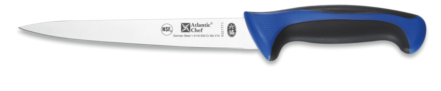 Atlantic Chef couteau à filet flexible bleu