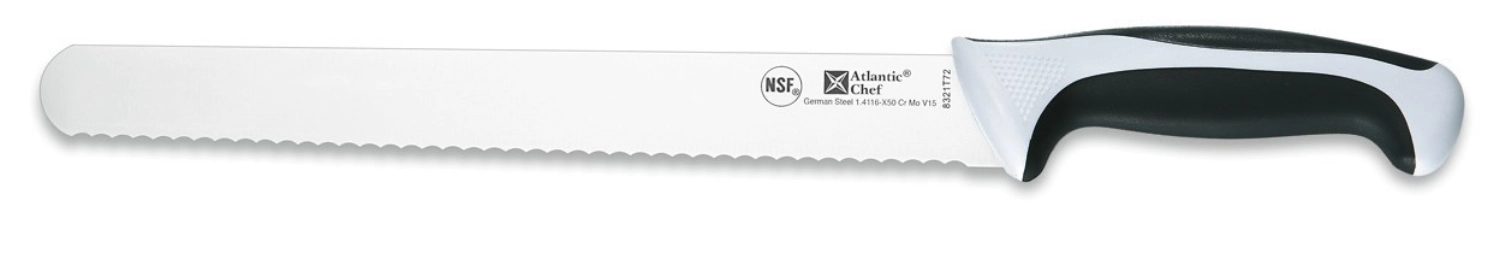Atlantic Chef couteau à viande dentelé 28cm blanc