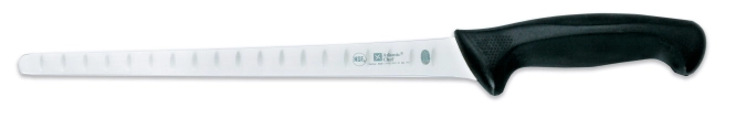 Atlantic Chef Lachsmesser mit Kullen schwarz