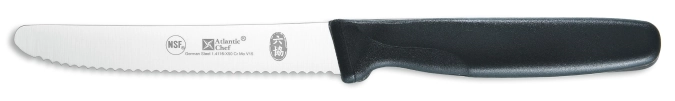 Atlantic Chef couteau universel bout rond 11cm noir