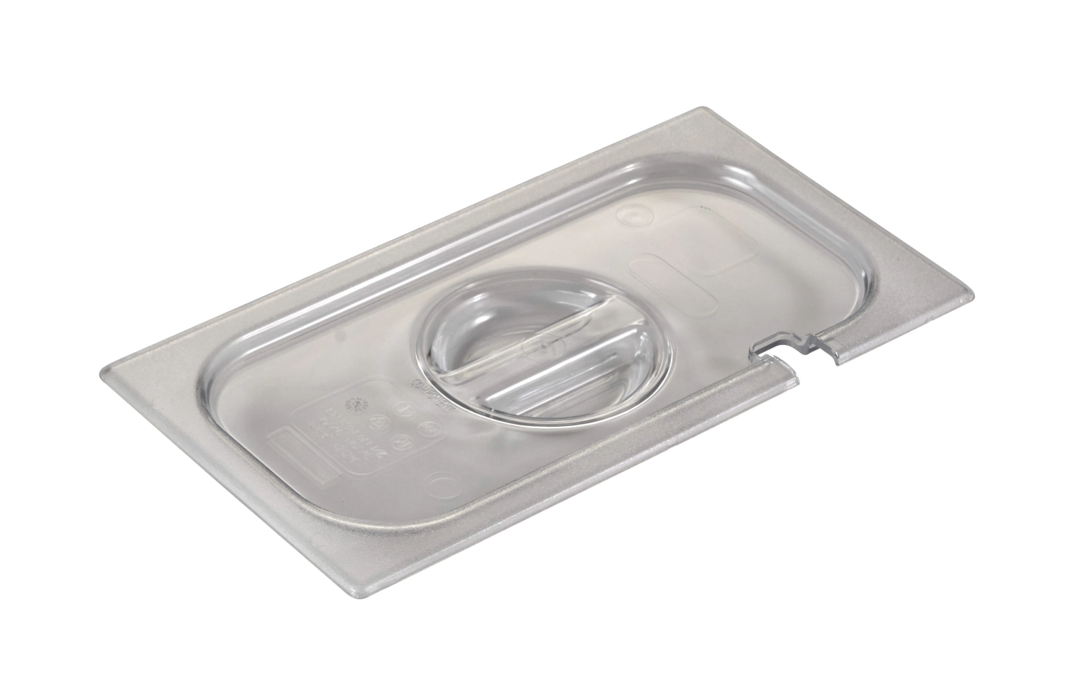 Couvercle GN 1/3 a. évidement p. cuillère