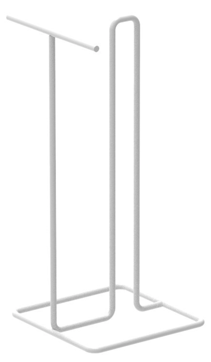 Porte-rouleau de papier blanc