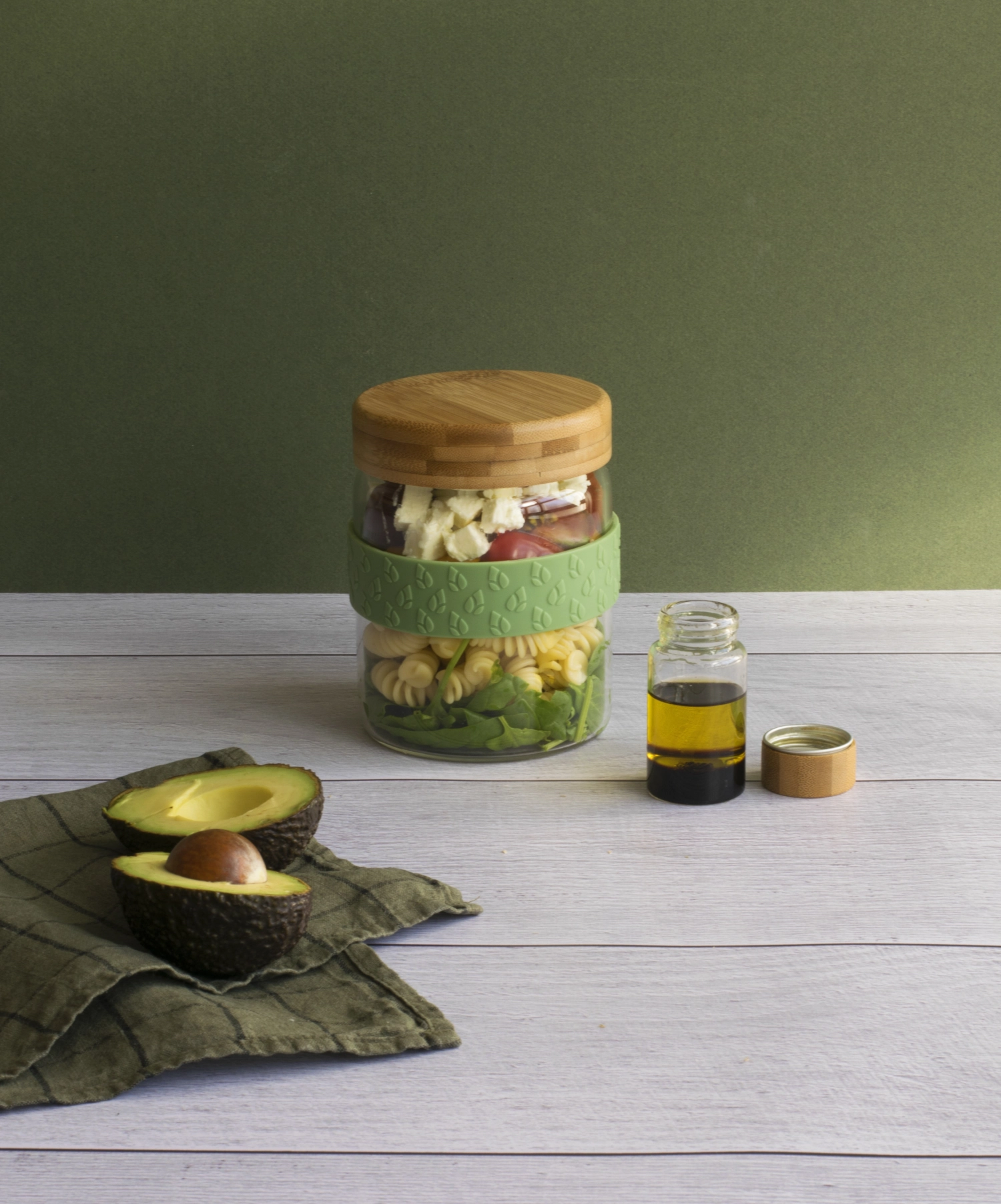 2x pebbly to-go verre à lunch et verre à sauce, 10x13cm