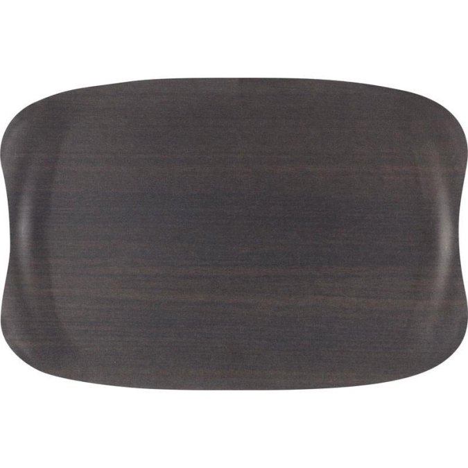 Tablett Wave Dark Wood 32x21cm