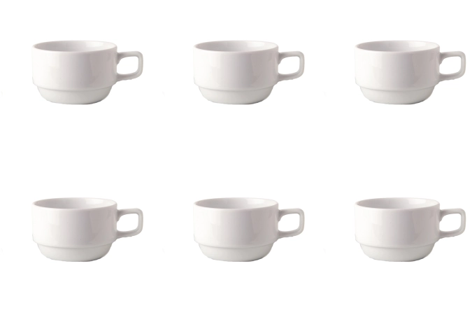 Lot de 6 tasses à moka Uni 09 Top CC