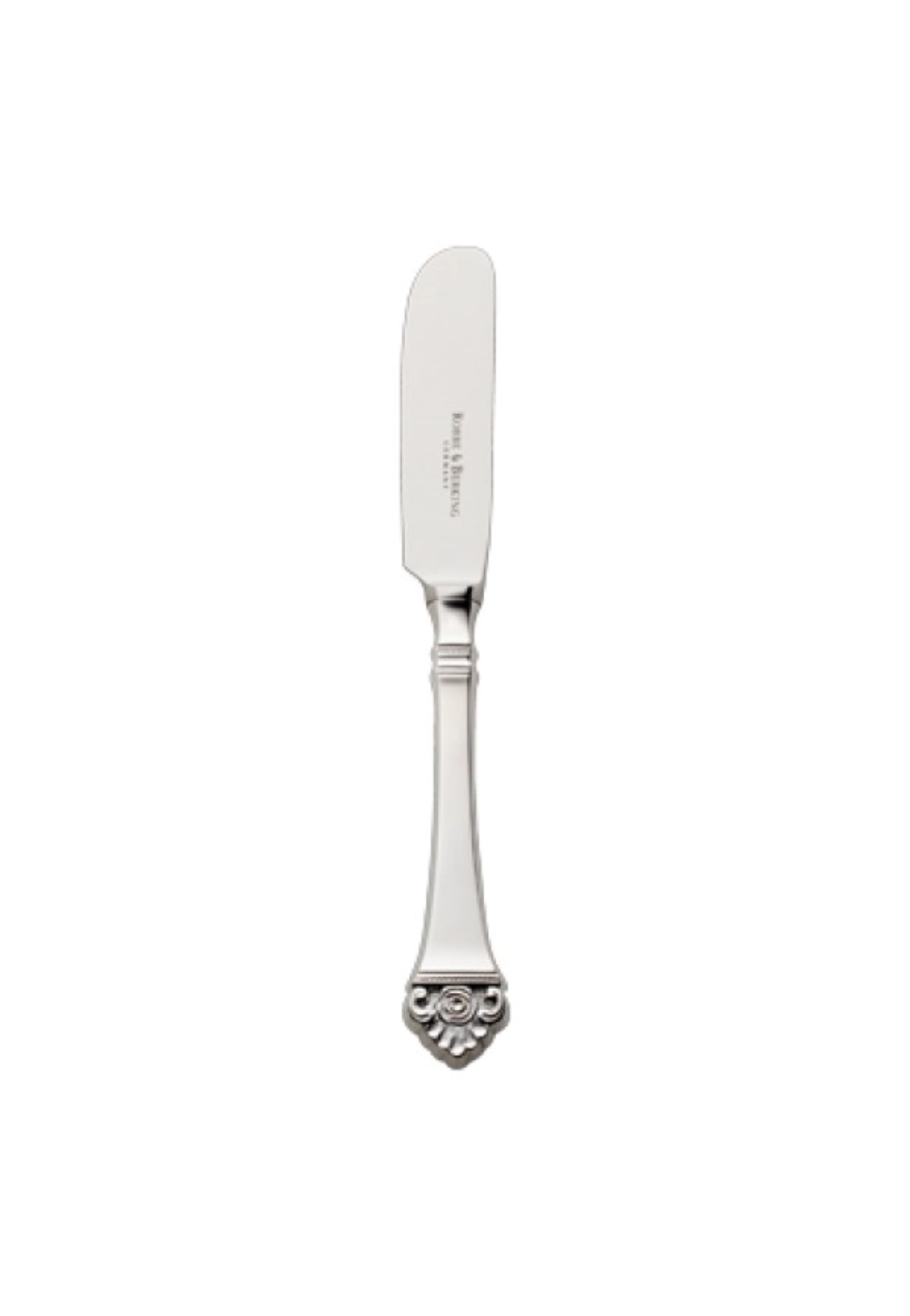 Motif de rose or 925 spatule à beurre 11x2.2cm