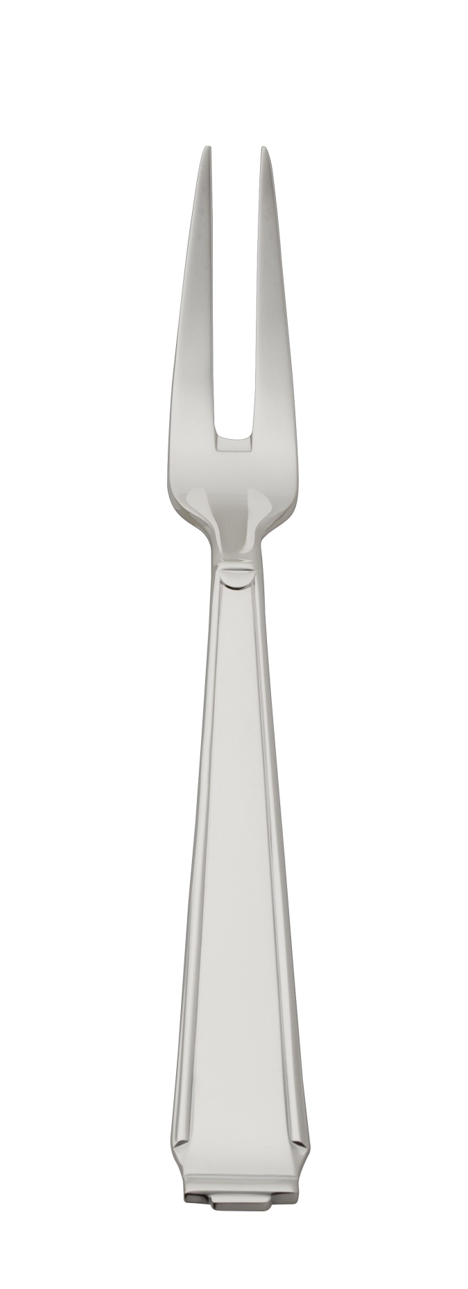 Art Deco 925 Fourchette à viande, Grande 18.5x2cm