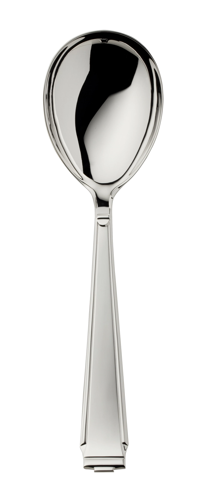 Art Deco 925 Cuillère à compote/salade, Grande 22.9x6.3cm