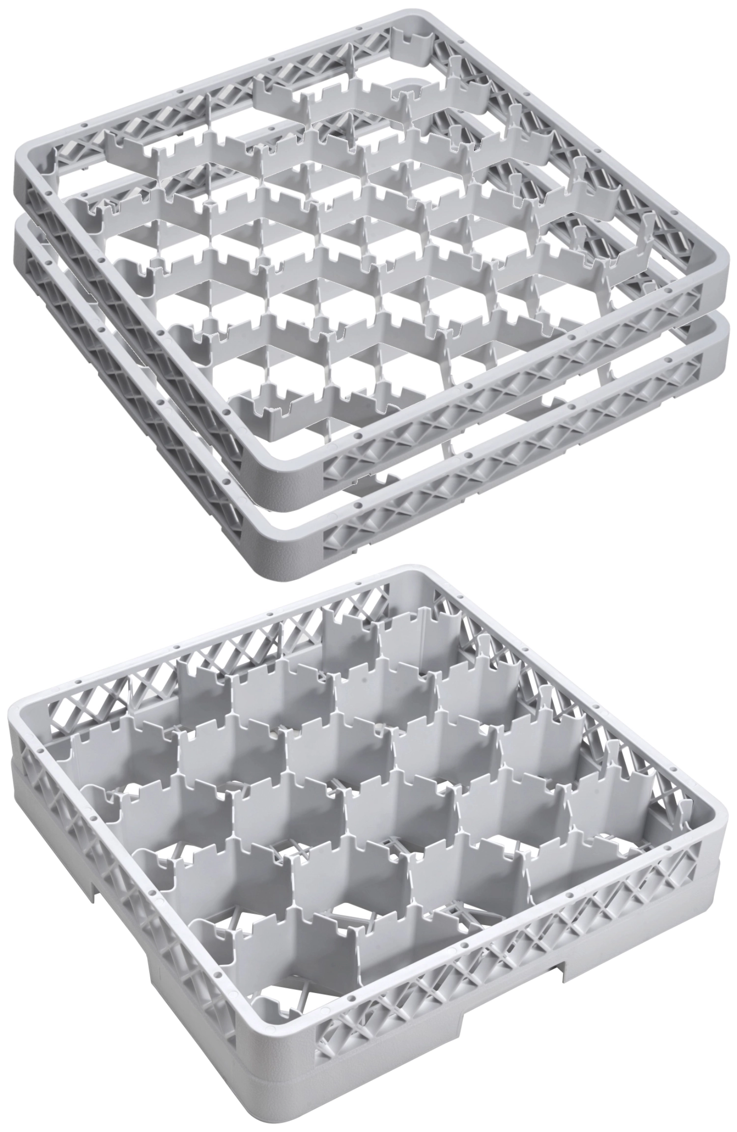 Gläser Spülkorb 20 Fächer 2 Aufsatz