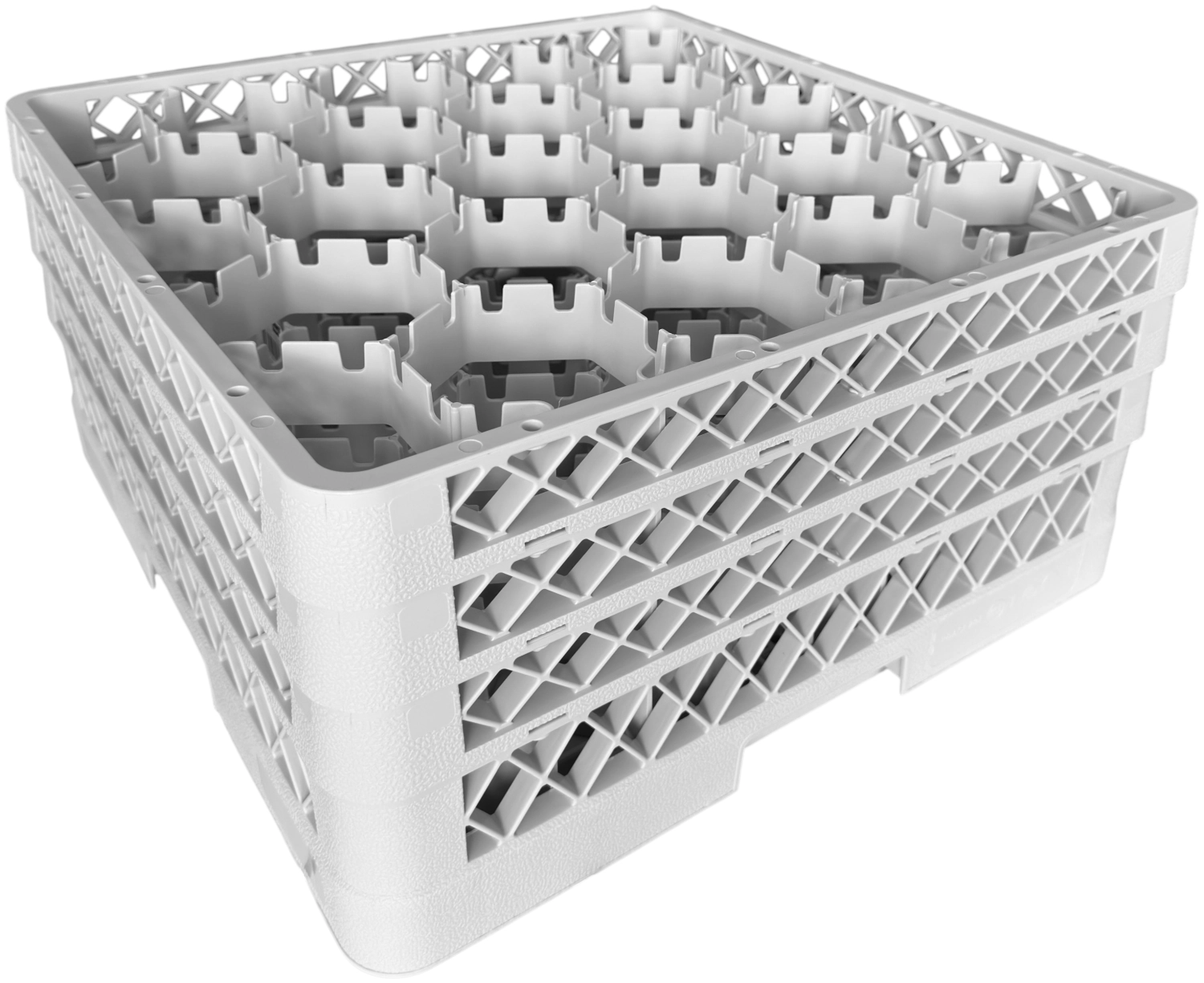 Gläser Spülkorb 20 Fächer 3 Aufsatz