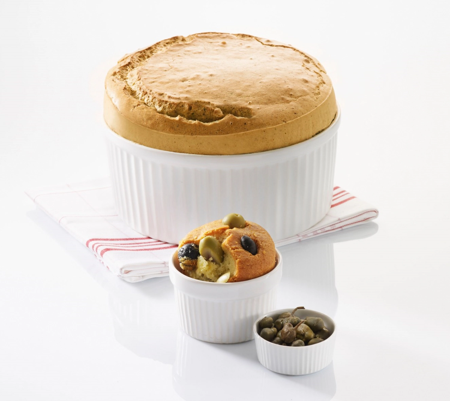 Moule à soufflé petit, ø 8.2 cm, blanc