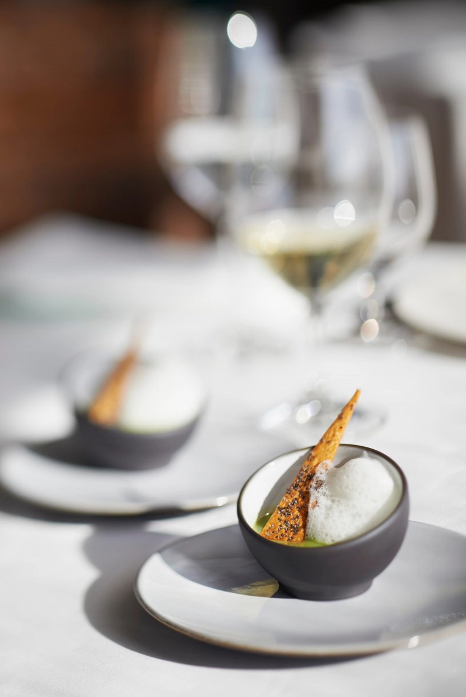 Solid mise en bouche sphere 4cl