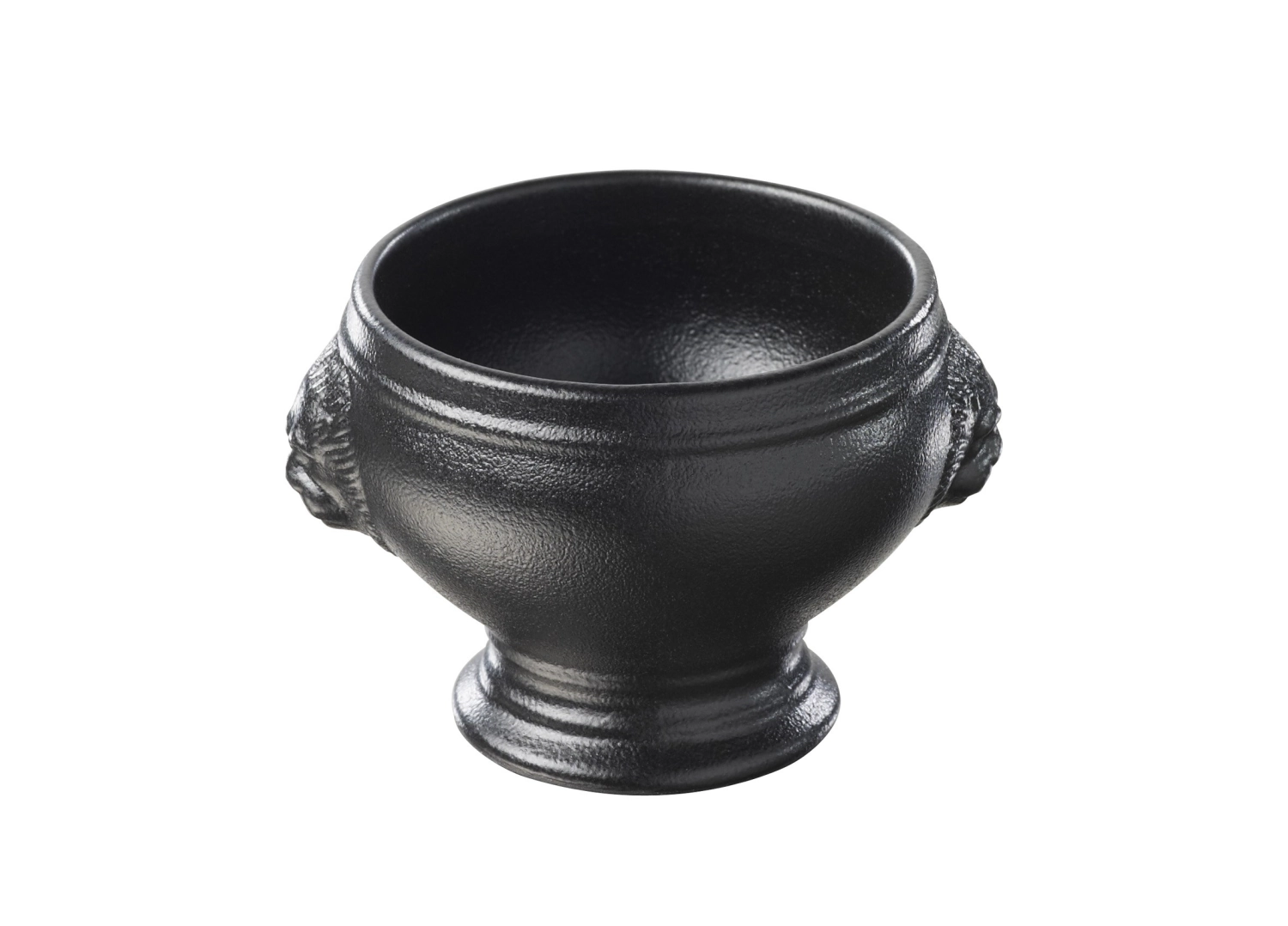 Tête de lion soupière, ø 12.5 cm, 45cl, aspect fonte