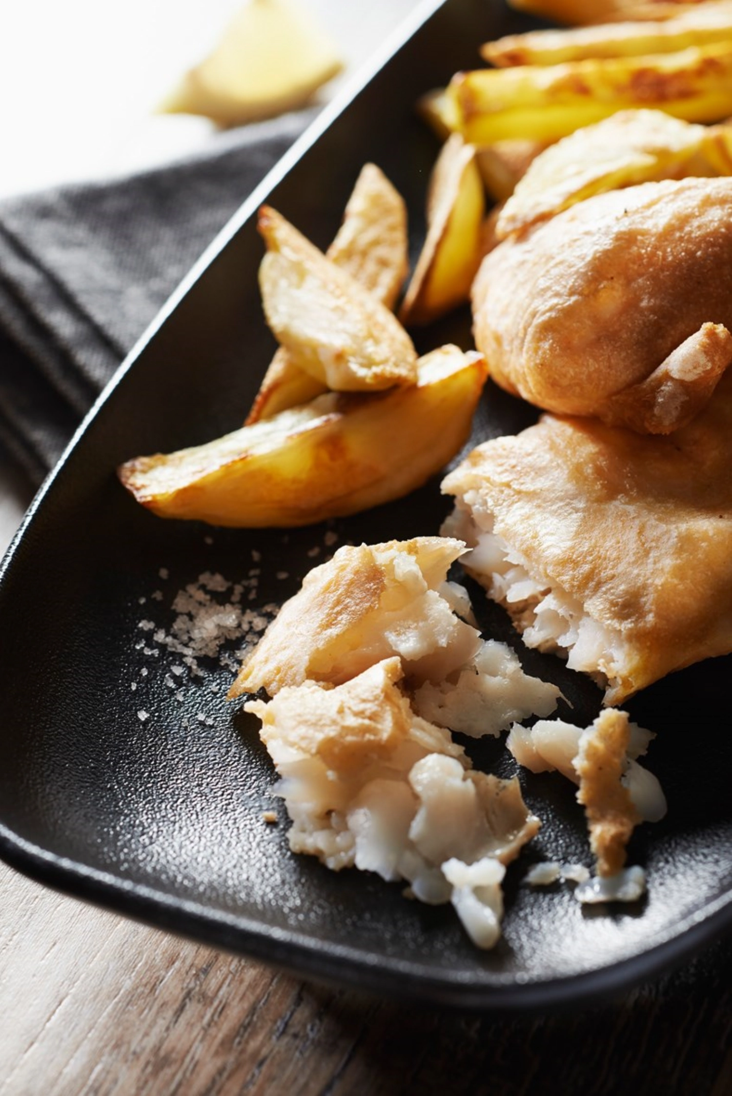 Assiette club, 36x15 cm, aspect fonte