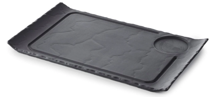 Basalt Assietteburger bords releves33cm