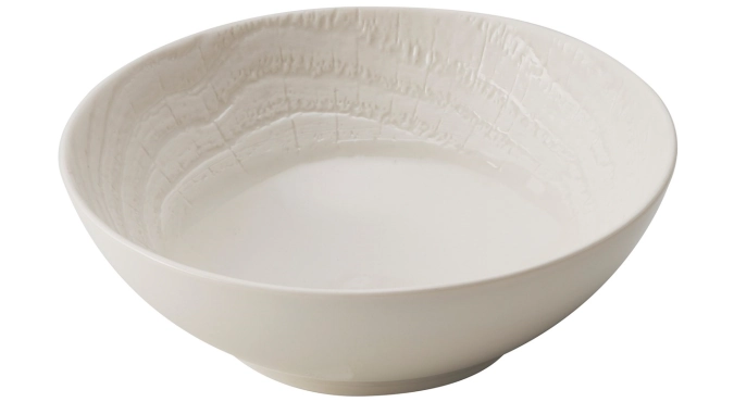 Assiette à soupe ronde, h : 6.5 cm, ø 19 cm, ivoire