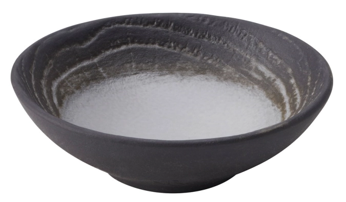 Mini saladier rond, h : 2.2 cm, ø 7 cm, poivre