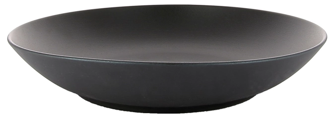 Assiette à soupe equinoxe, ø 27 cm, h : 5 cm, 130 cl, noir