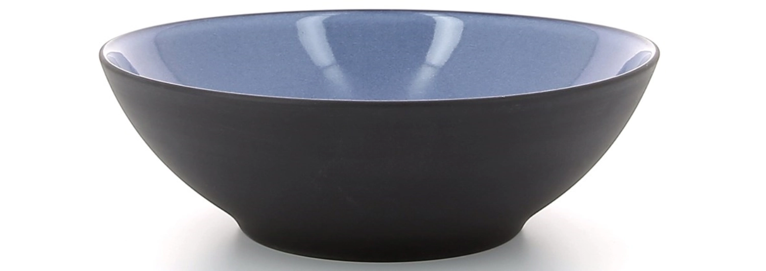 Assiette à soupe equinoxe, ø 19 cm, h : 6.5 cm, bleu