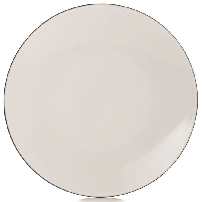 Equinoxe assiette plate, ø 28, h : 3.3 cm, blanc