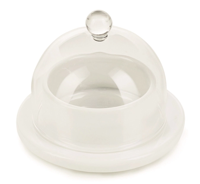 Butterdose mit Glasdeckel