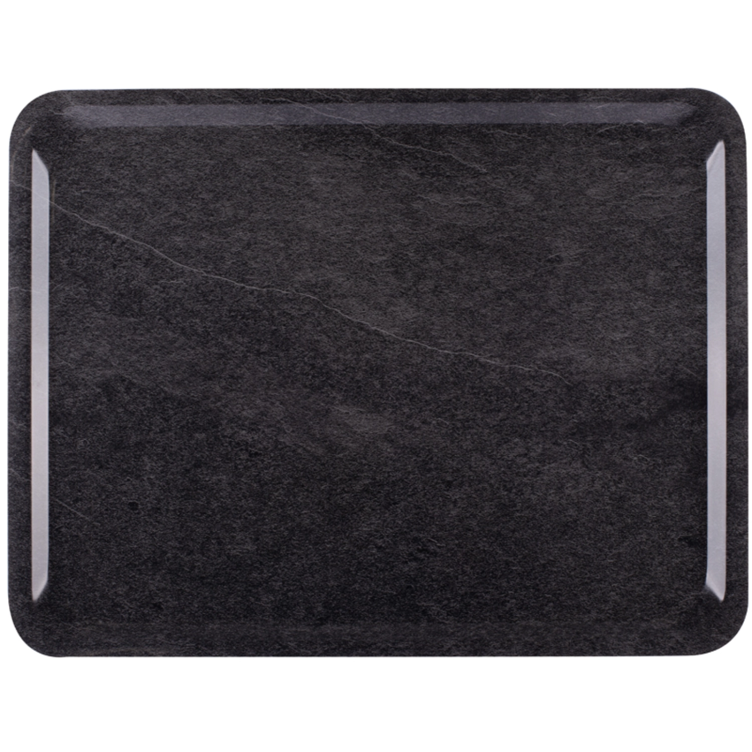 Tablett Self Dark Marble 46x36cm