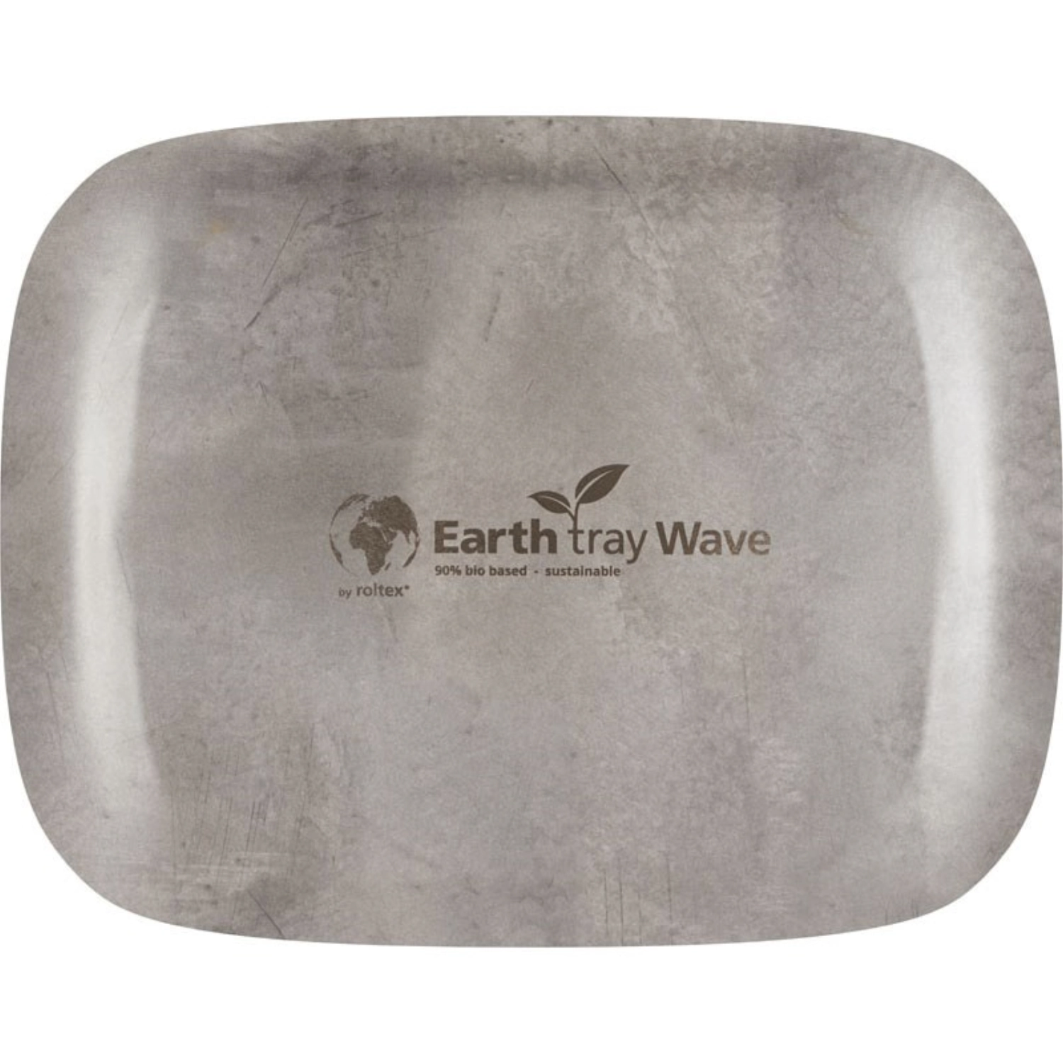 Plateau Earth Wave Béton 46x36cm