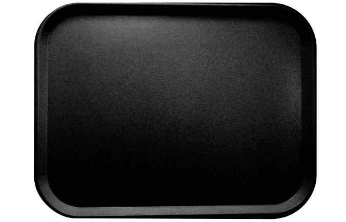 Plateau Scandia Polyclassic, Noir 43x33cm