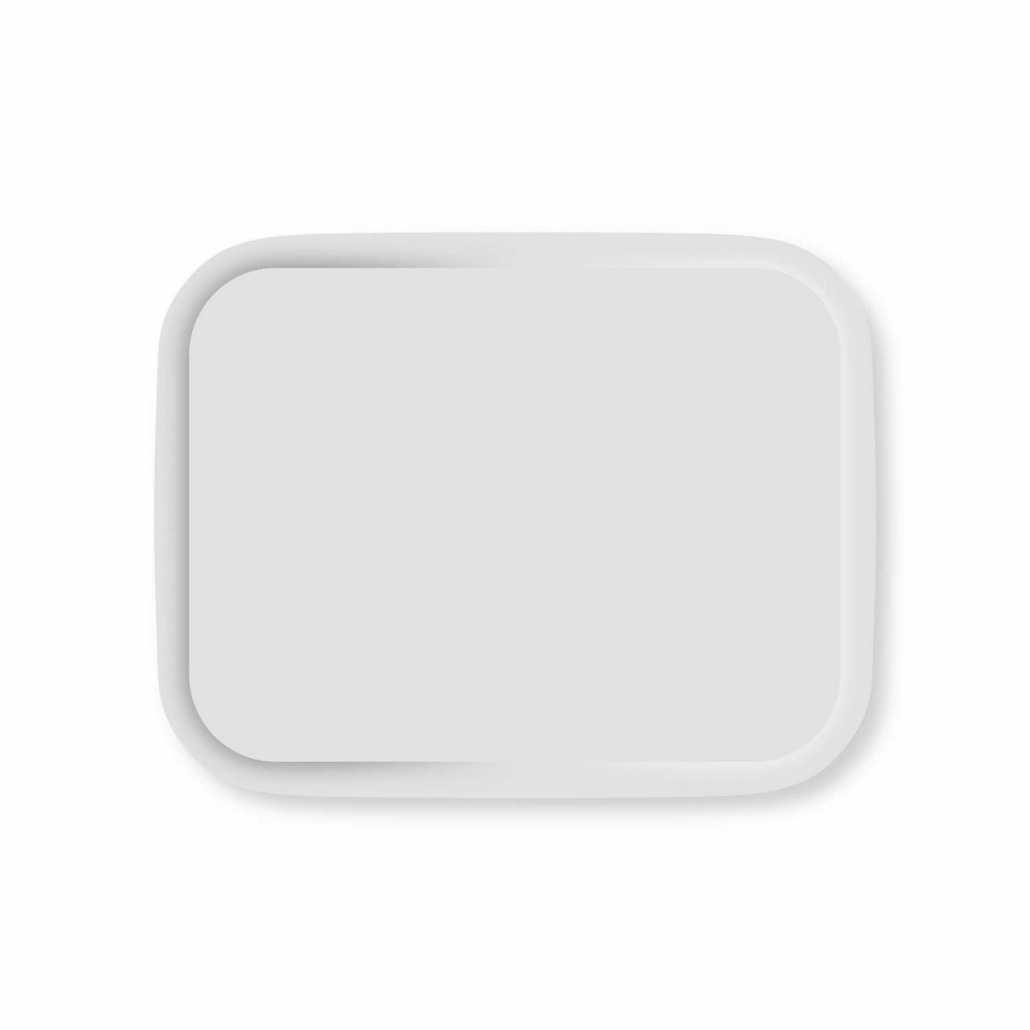 Plateau Polyclassic Rocca Lumière Grise 46x36cm