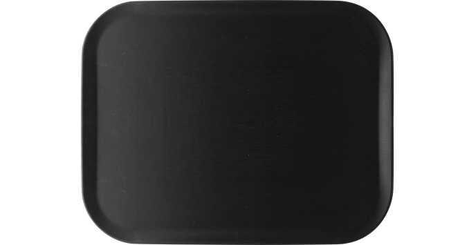 Plateau Rocca Grain noir 46x36cm