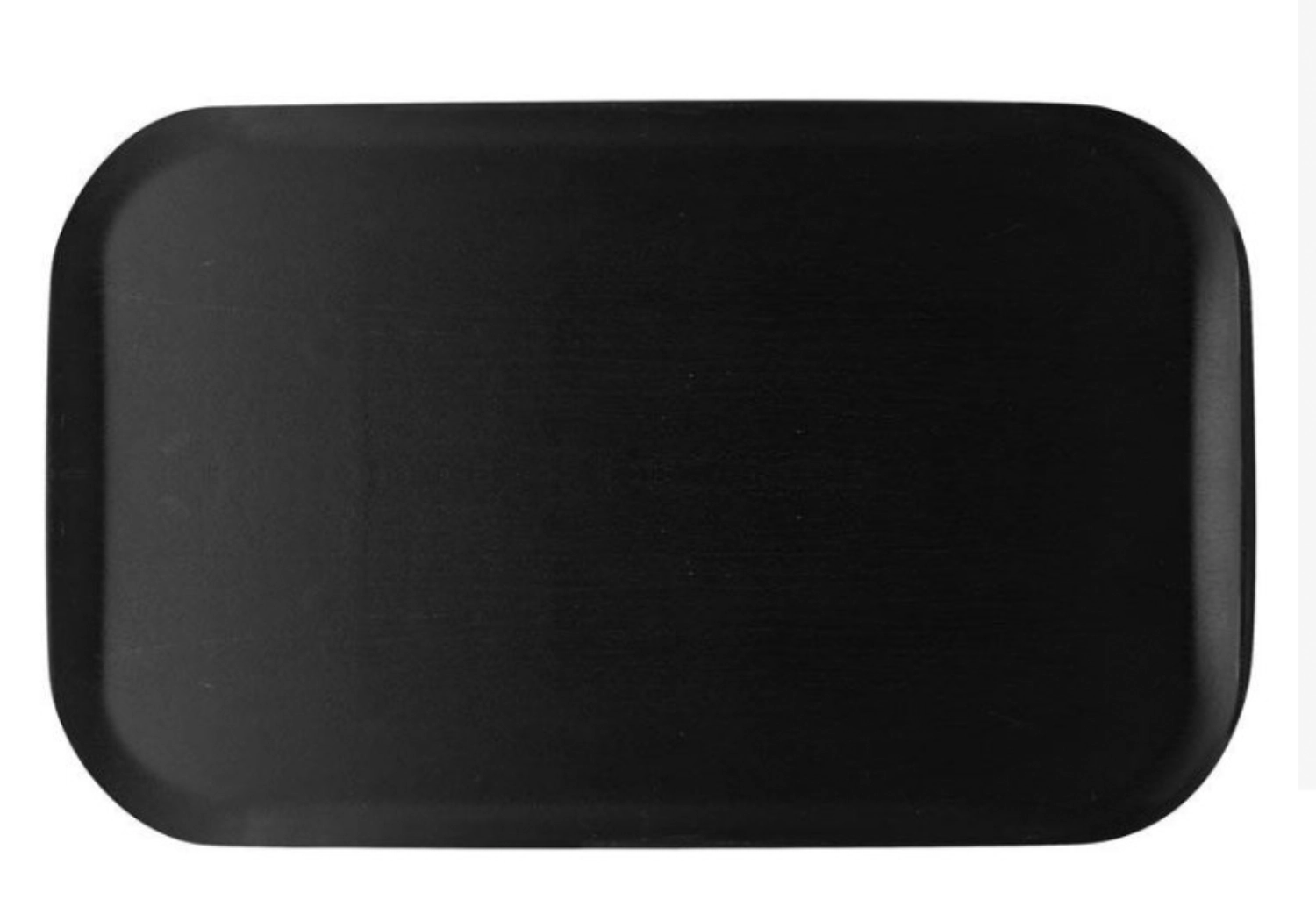 Plateau rocca gn grain black 53x32.5cm antidérapant