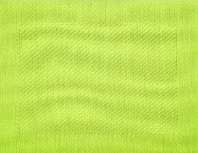 Set de table cadre, carré, vert clair, 32x42cm