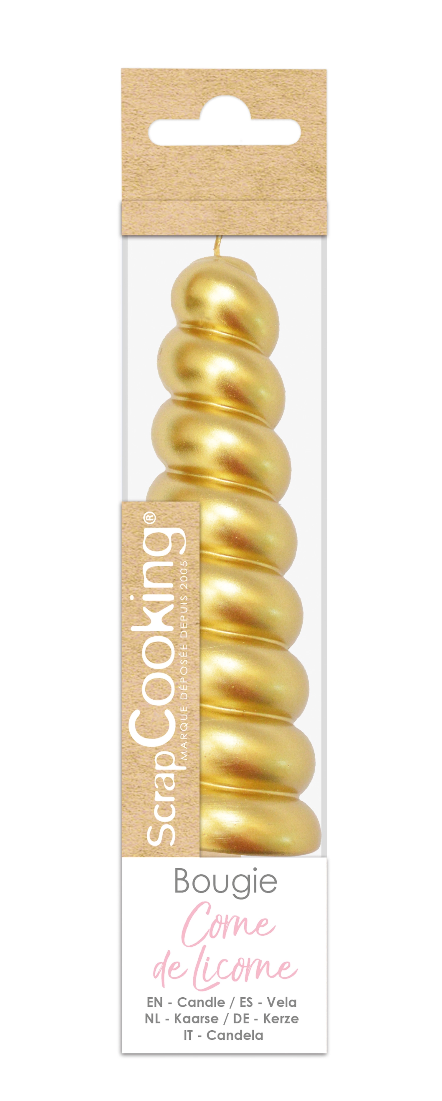 Kerze XXL Einhorn-Horn