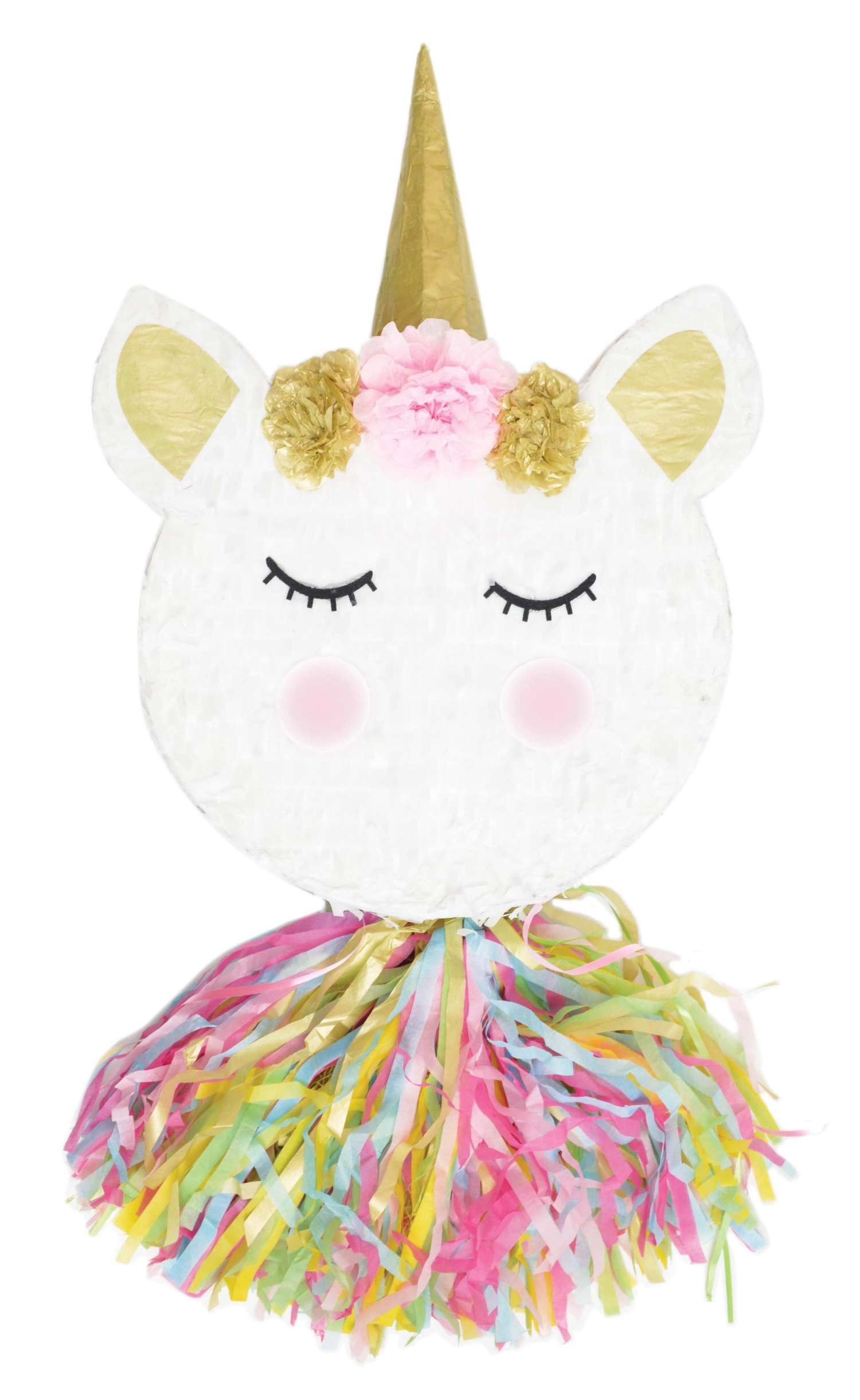 Pinata tête licorne