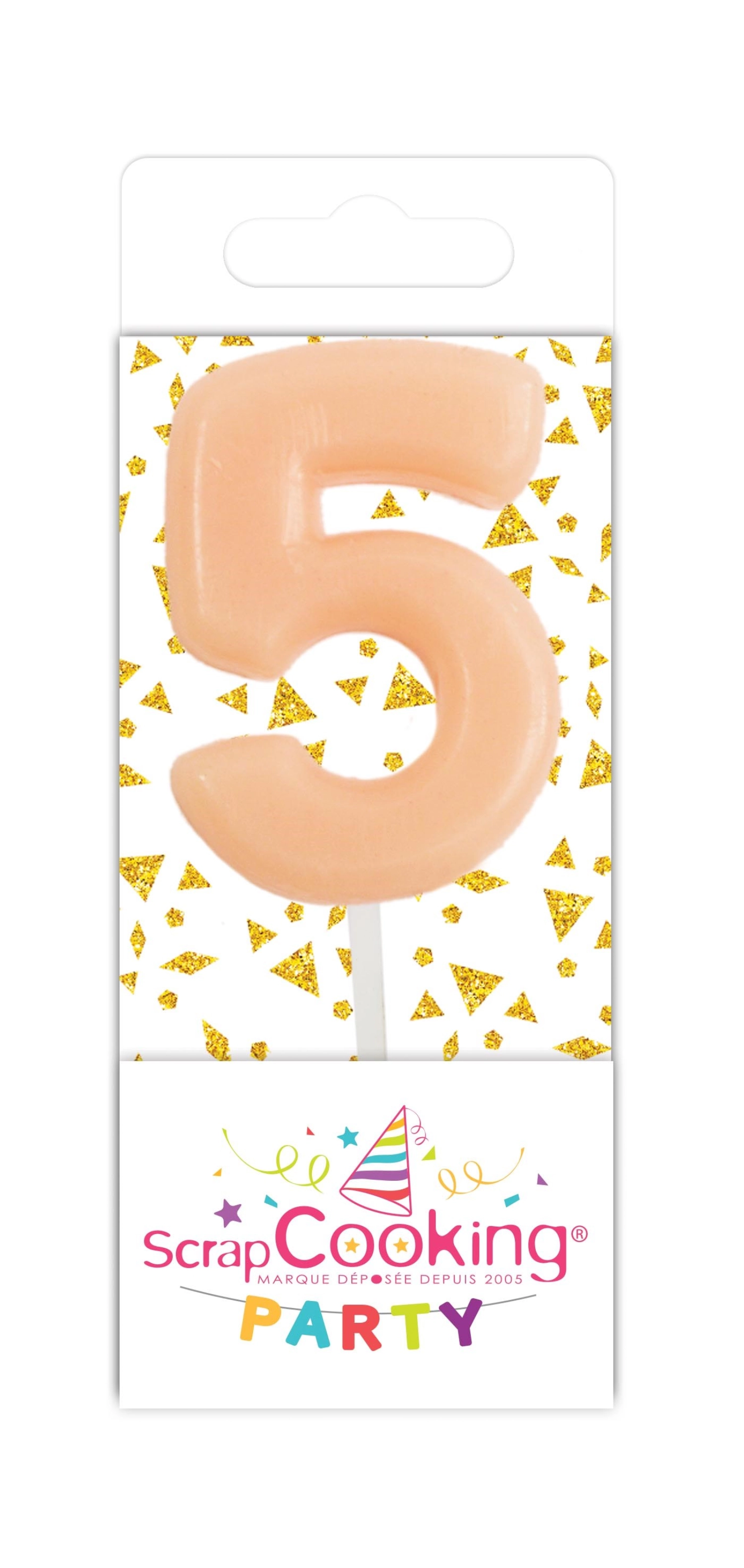 15er Set Kerze Mini Nummer 5