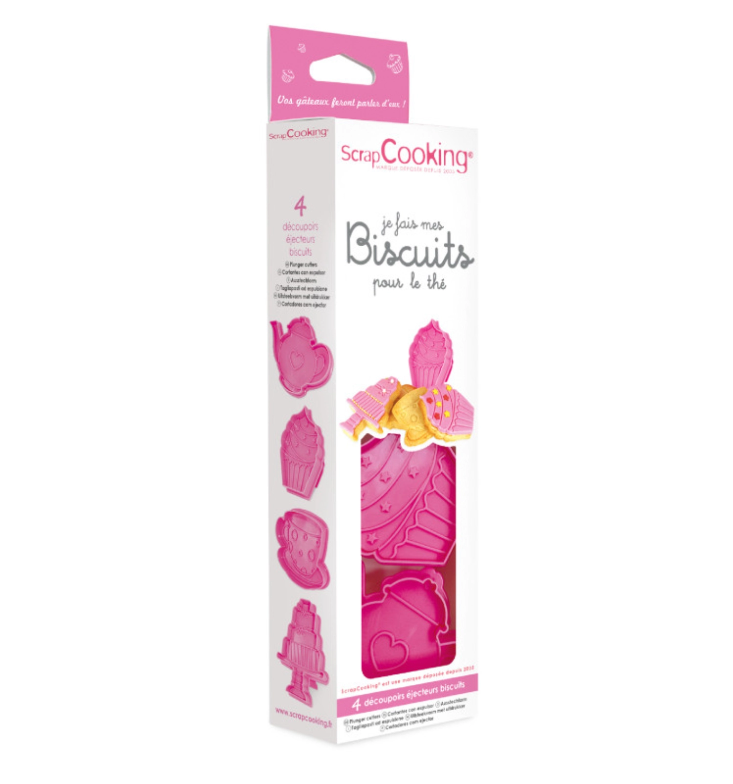 Set de 4 pcs. biscuits