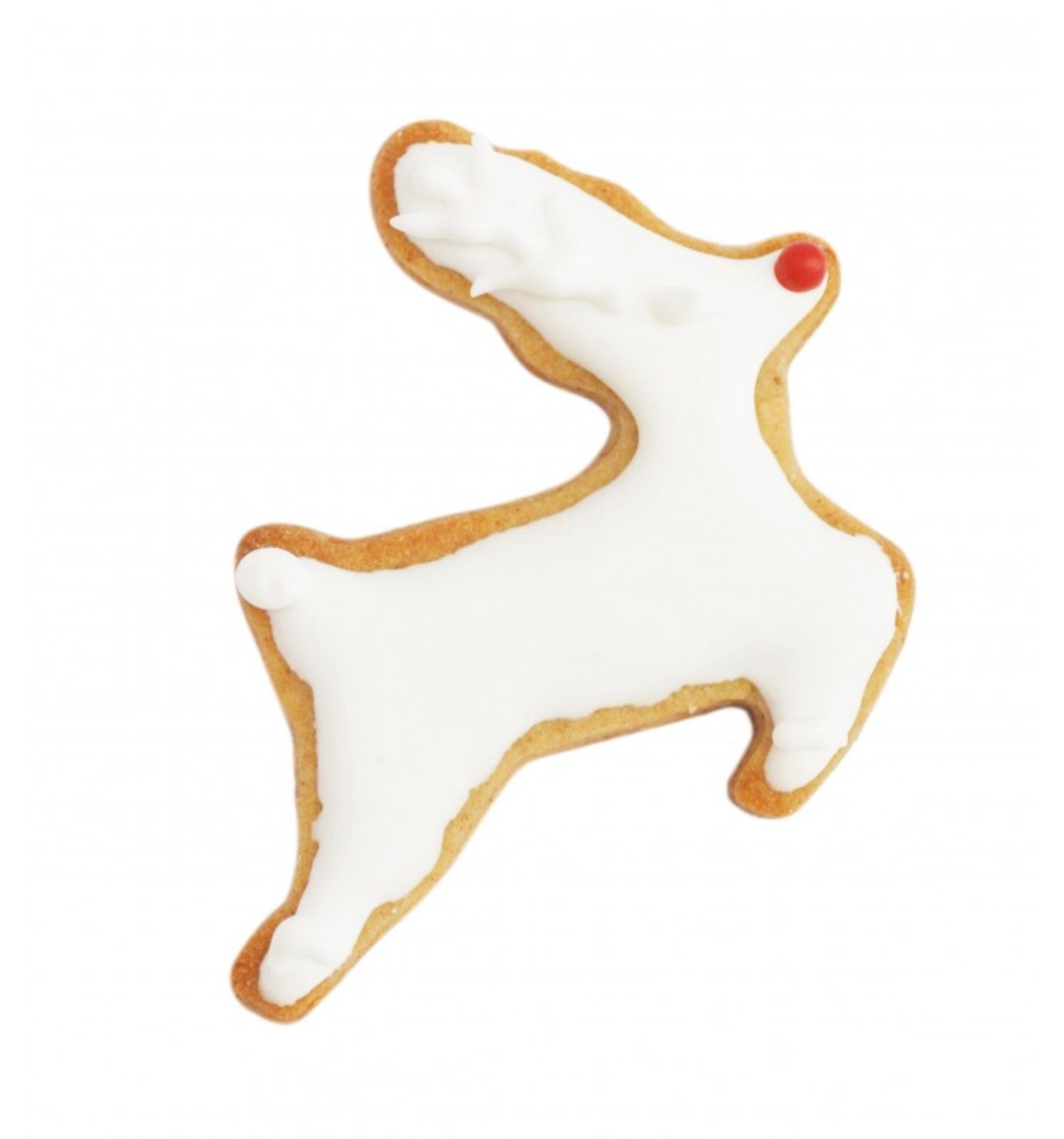 3 découpoirs inox dorés flocons/ sapin/ renne