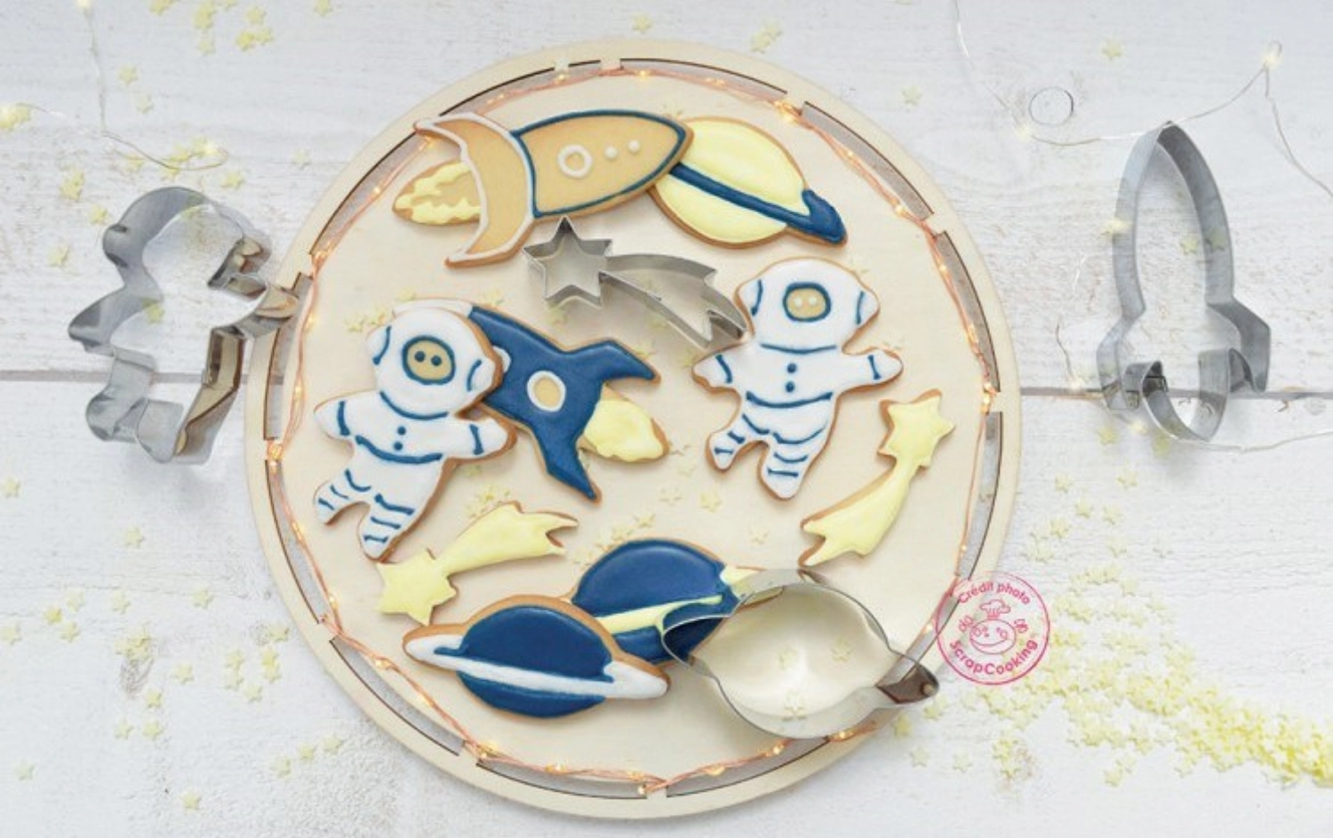 Set de 4 emporte-pièces space