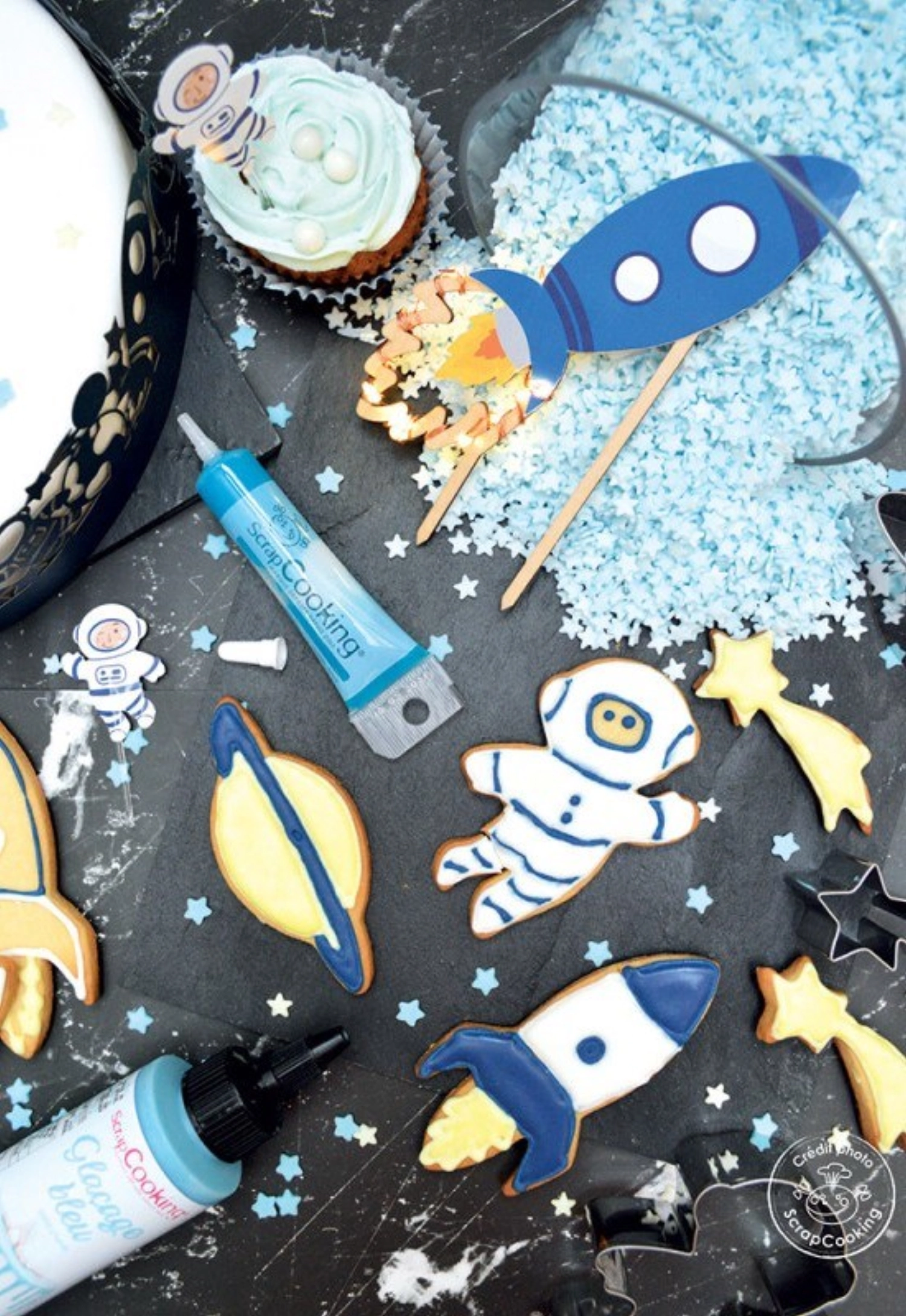 Set de 4 emporte-pièces space