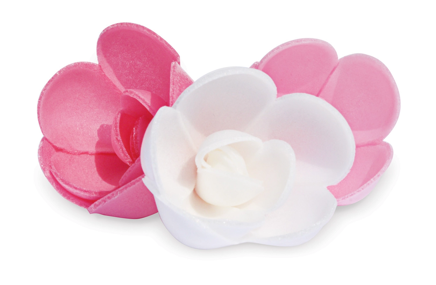 6 Stk. Zuckerdekor Rosen