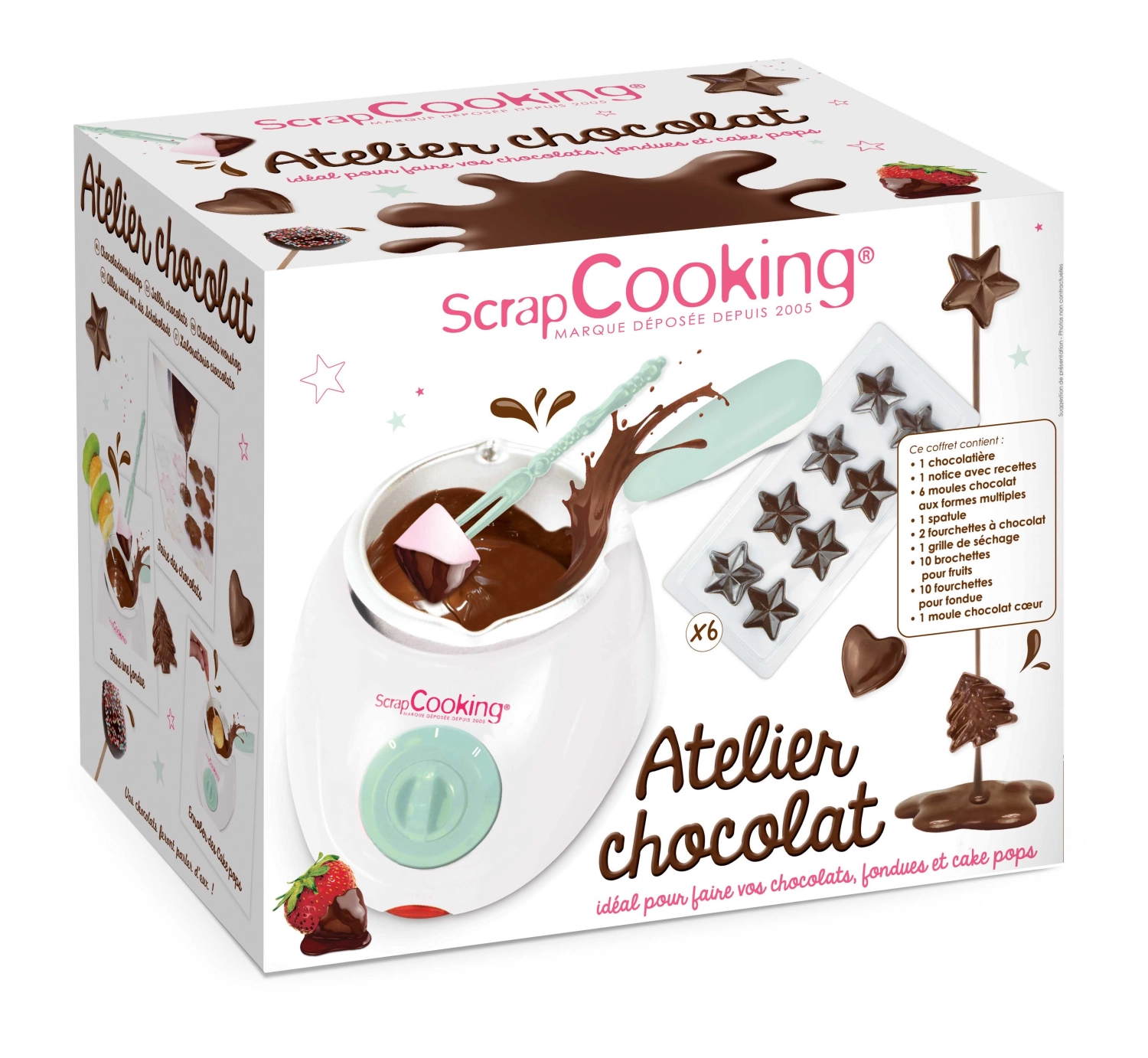 Set atelier chocolat pour fondue au chocolat